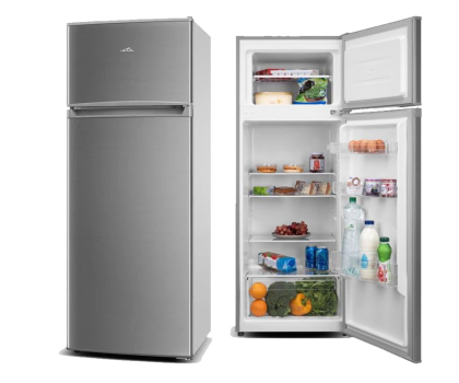 Lodówka Lodówka ETA 254790010E 142,6cm Inox Górny Zamrażalnik 206L